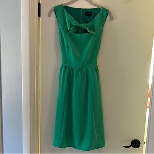 Elegant Green Sleeveless Dress. Lightweight and lined.